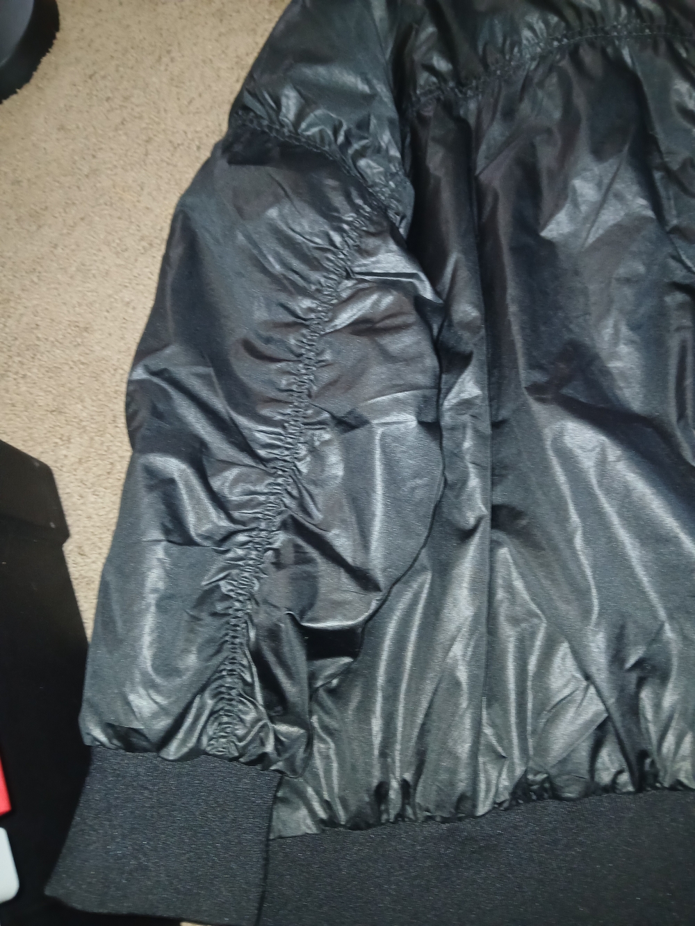 Old Navy Black Water-Resistant Jacket - 4X - Picture 3 of 5